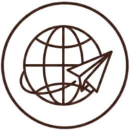 Global shipping icon